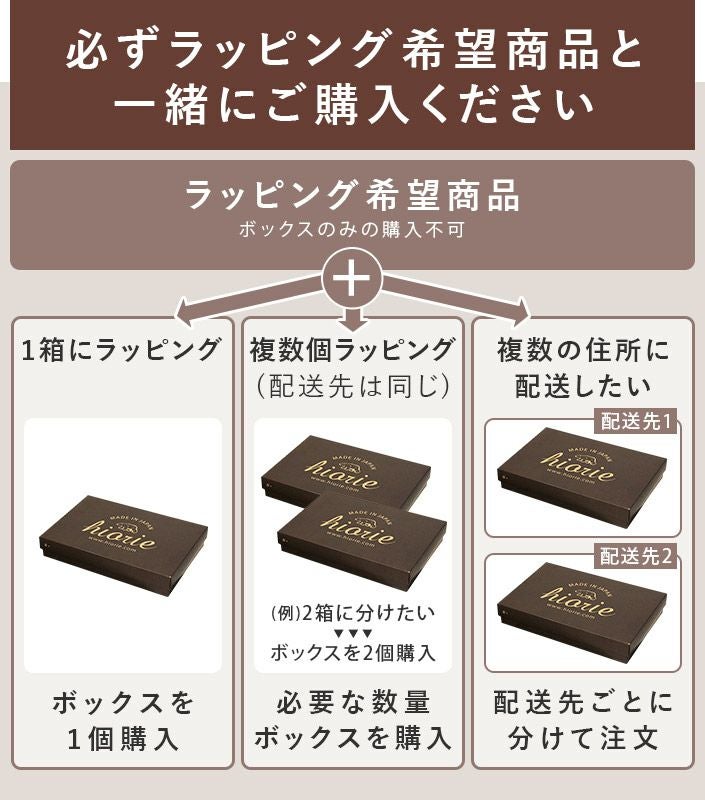○ ラッピング ギフトボックス / 箱【バスタオル・フェイスタオルの