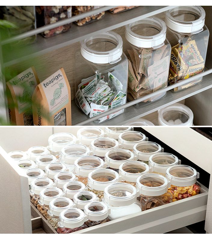 送料無料）＜3個セット＞＜角型 500ml＞日本製 保存容器 フレッシュ