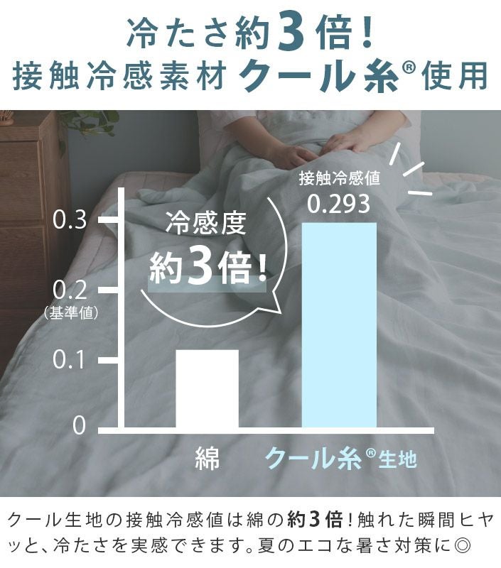 送料無料）日本製 冷感 クールガーゼケット＜ハーフケット＞ 100×140cm