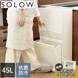 送料無料）【特典付き】日本製 分別 ダストボックス ワイド 2段 45L 